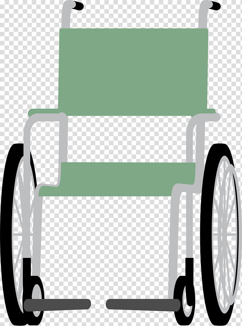 wheelchair, Furniture, Green, Automobile Engineering transparent background PNG clipart