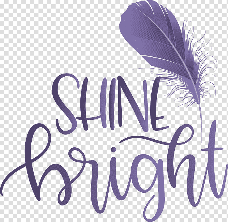 Shine Bright Fashion, Logo, Lilac M, Meter, Feather, Lavender transparent background PNG clipart