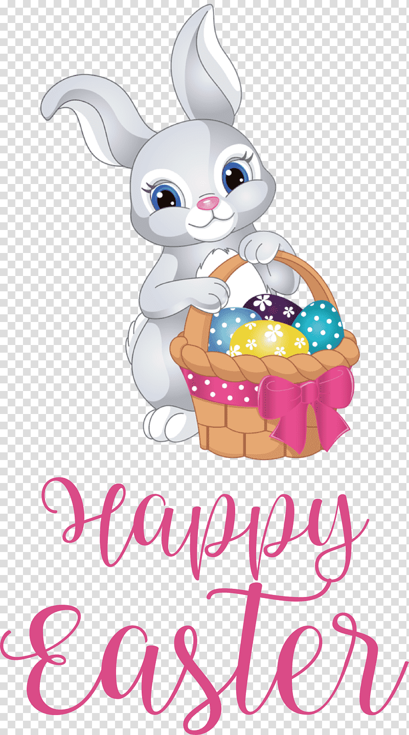 Happy Easter Day Easter Day Blessing easter bunny, Cute Easter, Easter Egg, Easter Basket, Rabbit, Egg Hunt, Easter Food transparent background PNG clipart