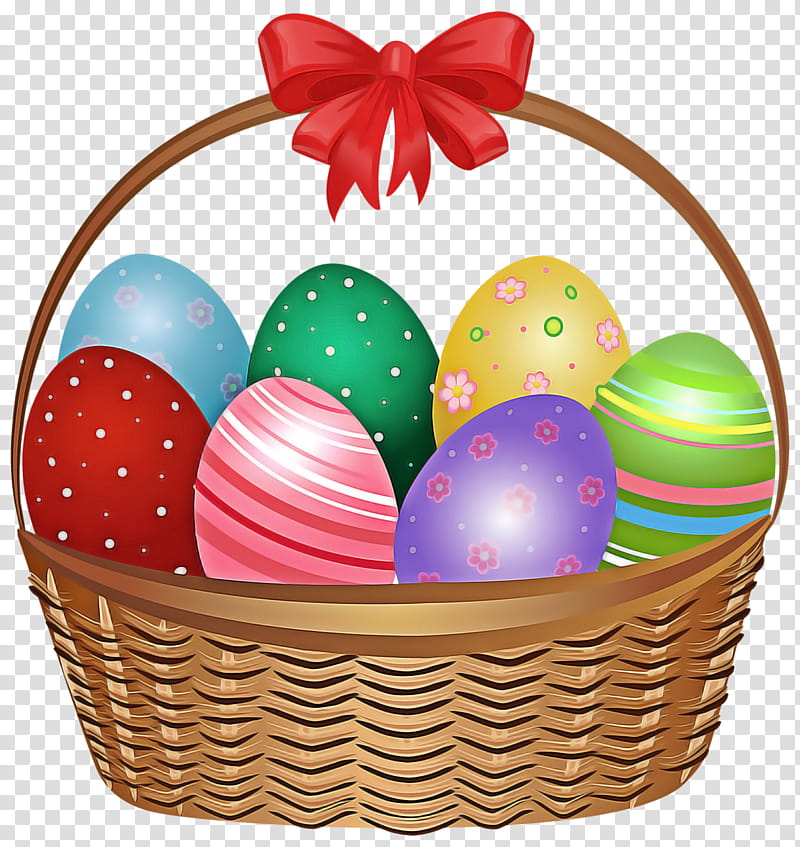 easter basket with eggs easter day basket, Easter Egg, Easter
, Gift Basket, Hamper, Event, Home Accessories, Food transparent background PNG clipart