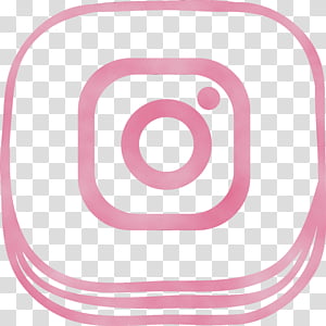 instagram logo icon watercolor paint wet ink transparent background PNG clipart thumbnail