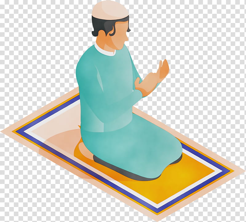 sitting balance mat table meditation, Arabic Family, Arab People, Arabs, Watercolor, Paint, Wet Ink, Physical Fitness transparent background PNG clipart