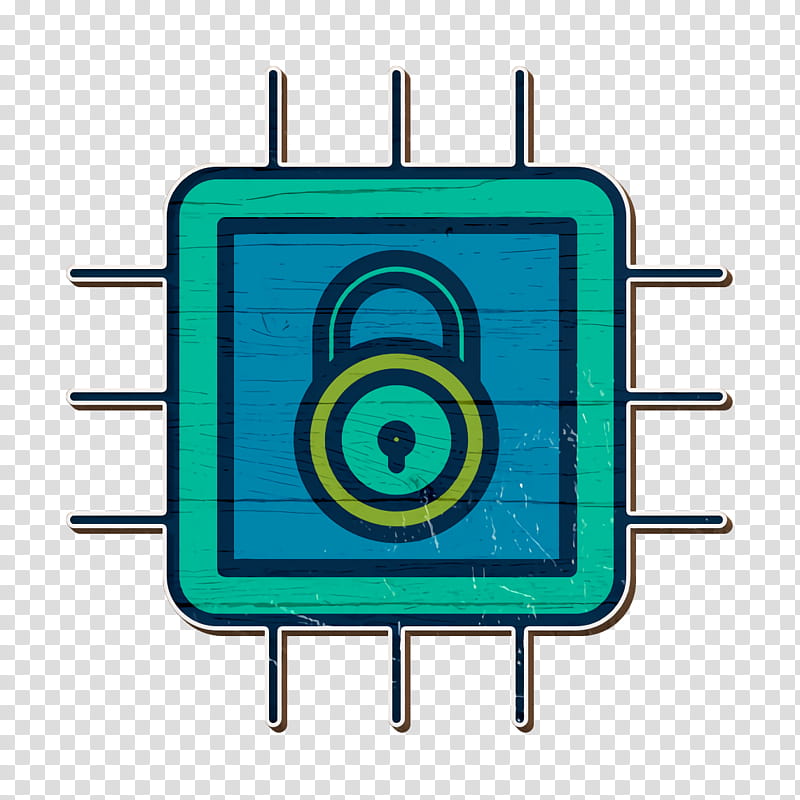 Encrypt icon Lock icon Cyber icon, Technology, Circuit Component transparent background PNG clipart