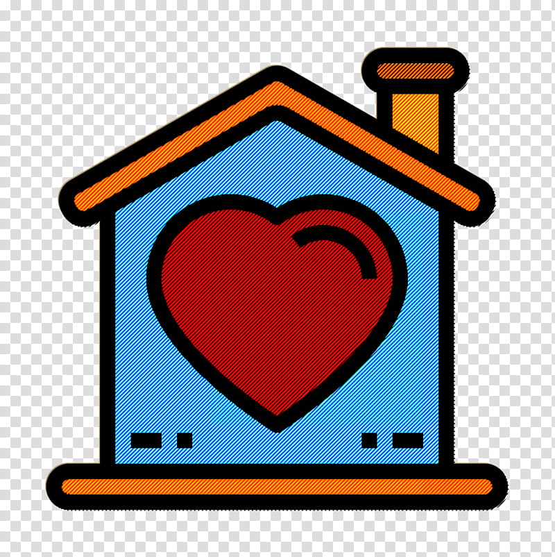 Home icon Heart icon Shelter icon, Line, Sign, Symbol, Signage transparent background PNG clipart