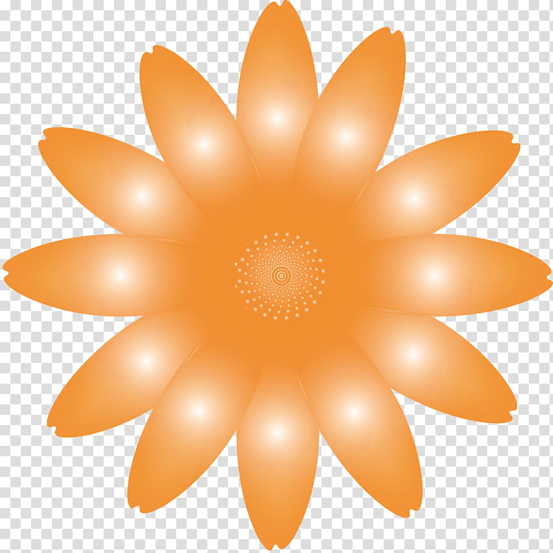 marguerite flower spring flower, Orange, Petal, Plant, Symmetry, Gerbera, Peach transparent background PNG clipart