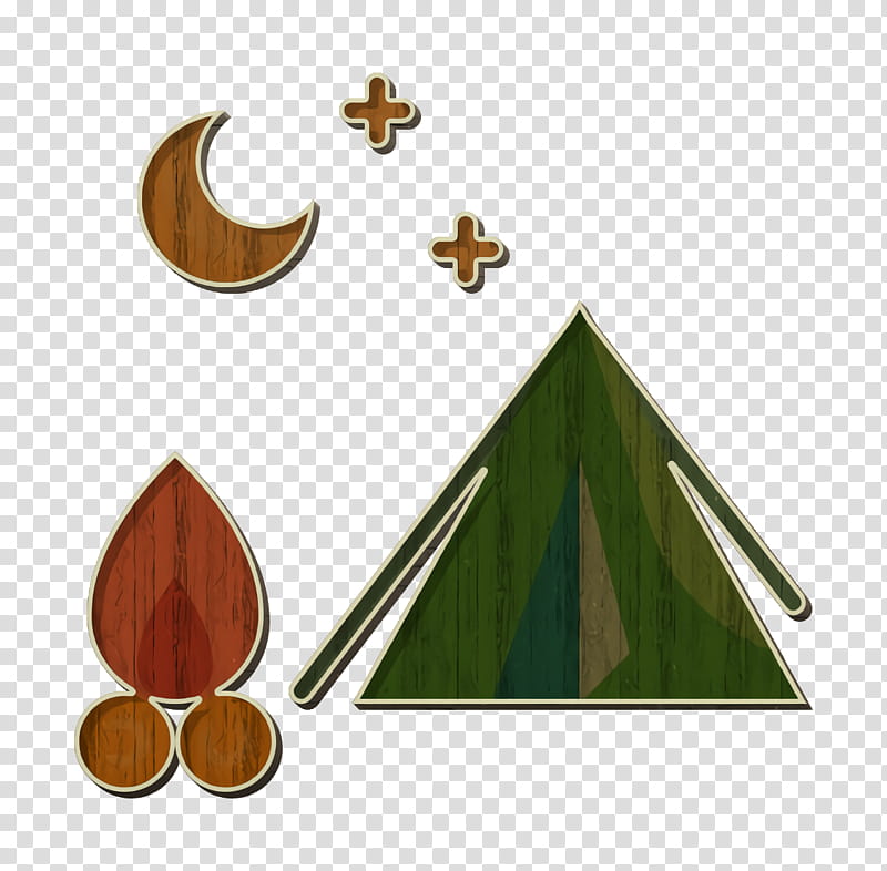 Moon icon Travel icon Camping icon, Leaf, Cone, Metal transparent background PNG clipart
