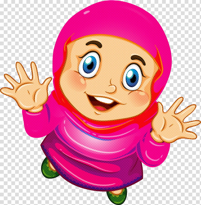 Muslim People, Cartoon, Finger, Gesture, Happy, Thumb transparent background PNG clipart