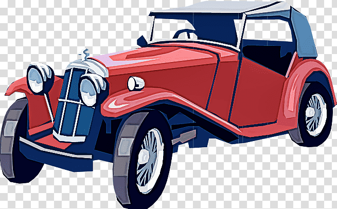 antique car vintage car car model car antique, red and black vintage car, Automobile Engineering, Physical Model transparent background PNG clipart