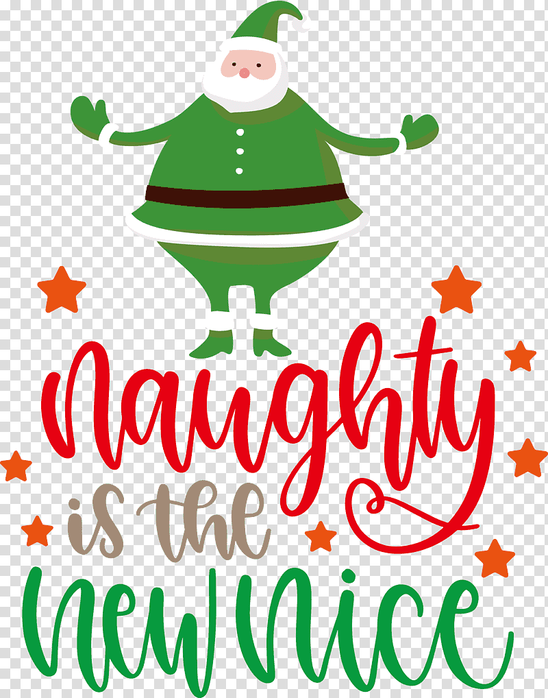 Naughty Chrismtas Santa Claus, Christmas Tree, Christmas Day, Holiday Ornament, Logo, Christmas Ornament, Christmas Ornament M transparent background PNG clipart