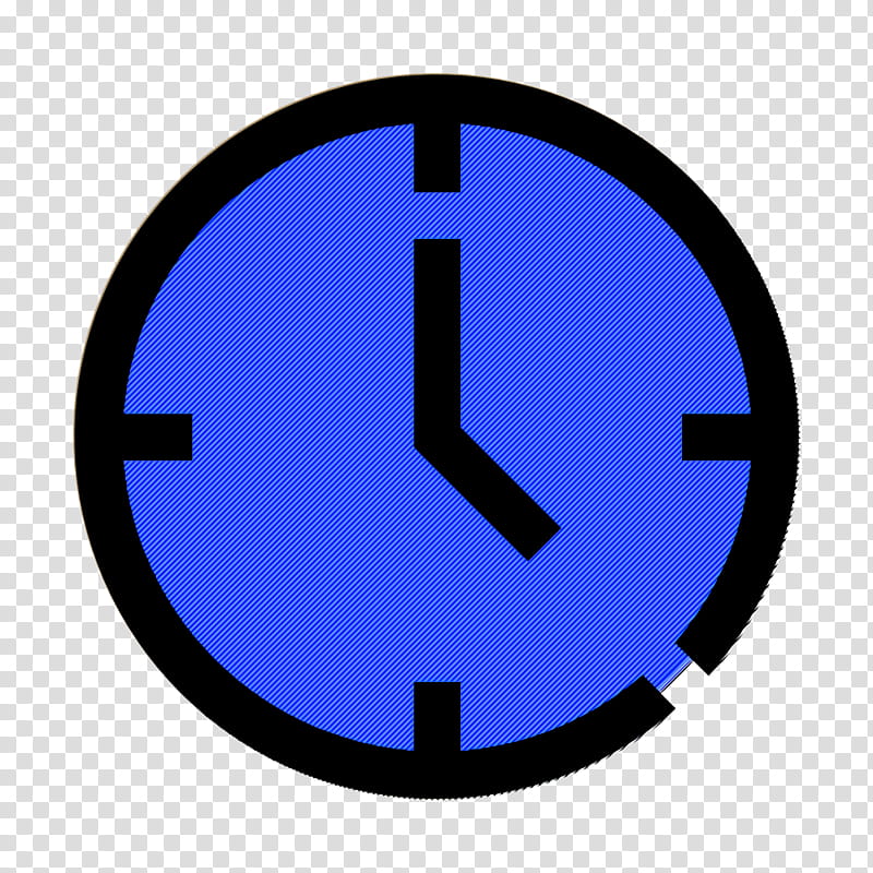 Time icon Business icon Clock icon, Electric Blue, Cobalt Blue, Emoticon, Sign, Material Property, Circle, Symbol transparent background PNG clipart