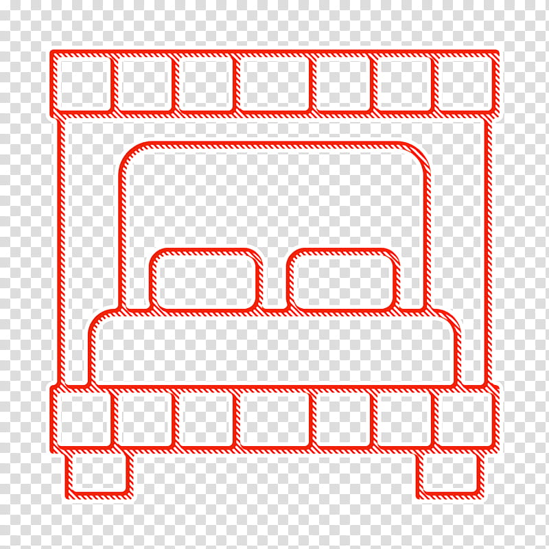 Home Equipment icon Bed icon Furniture and household icon, Text, Line, Rectangle, Square transparent background PNG clipart