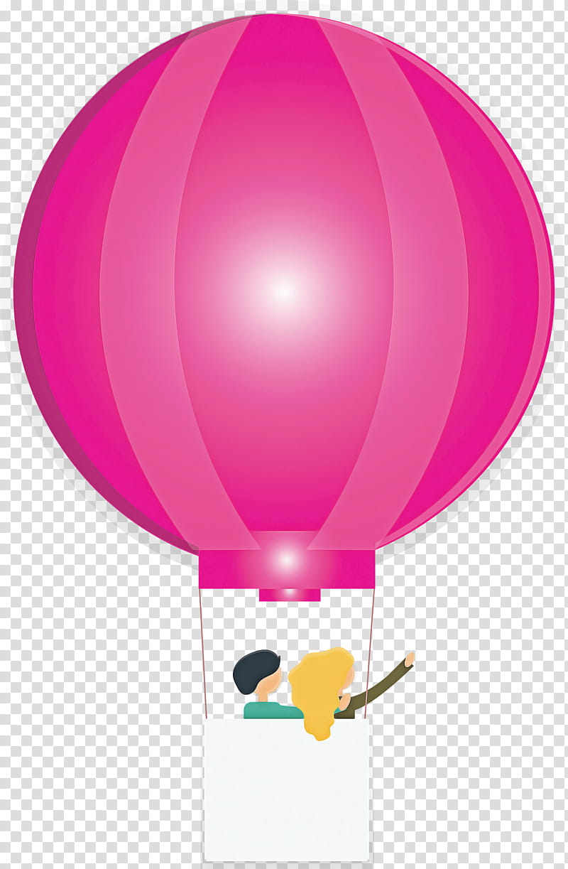 hot air balloon floating, Pink, Magenta, Lighting, Vehicle, Light Fixture, Lamp transparent background PNG clipart