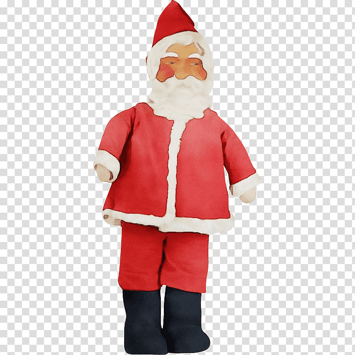 Santa Claus, Watercolor, Paint, Wet Ink, Christmas Ornament M, Christmas Day, Costume transparent background PNG clipart