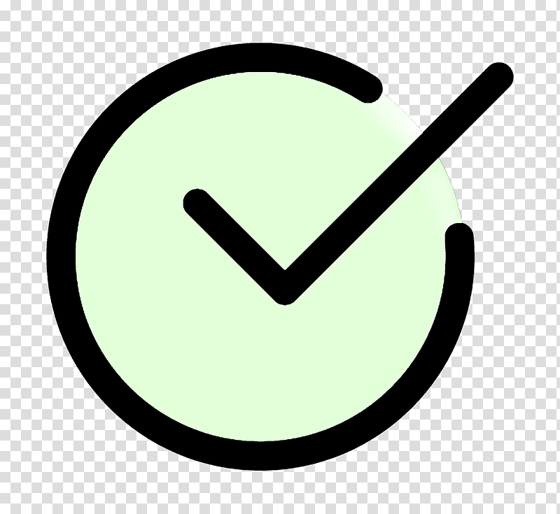 Basic UI icon Correct icon Checkmark icon, Meter, Line, Symbol, Geometry, Mathematics transparent background PNG clipart