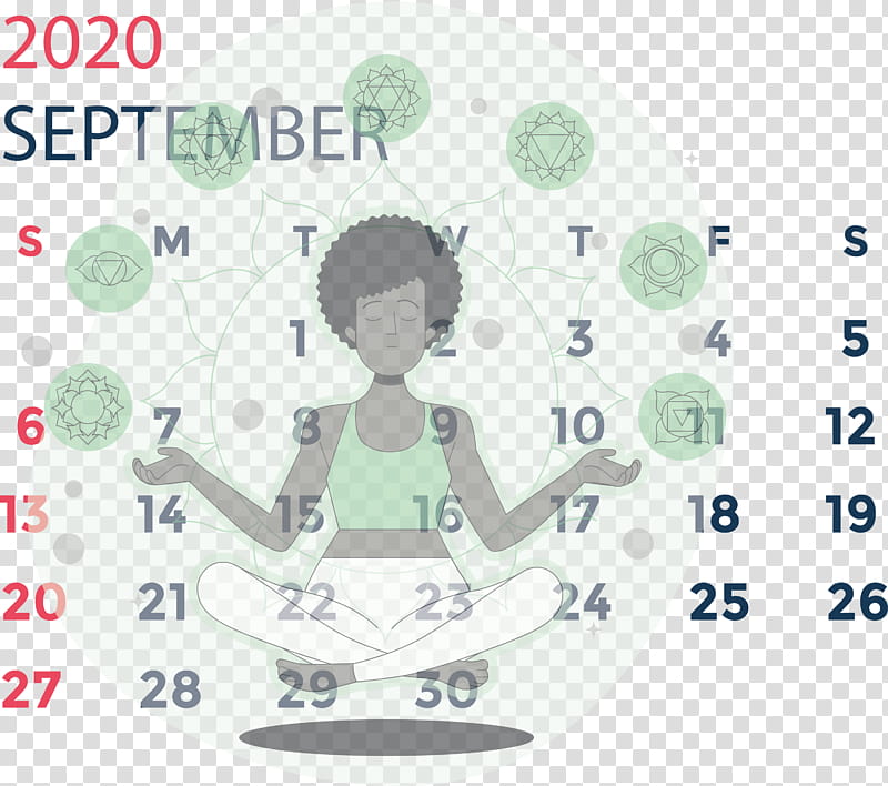 September 2020 Calendar September 2020 Printable Calendar, Cartoon, Calendar System, Month, Area, Meter, Behavior, June transparent background PNG clipart