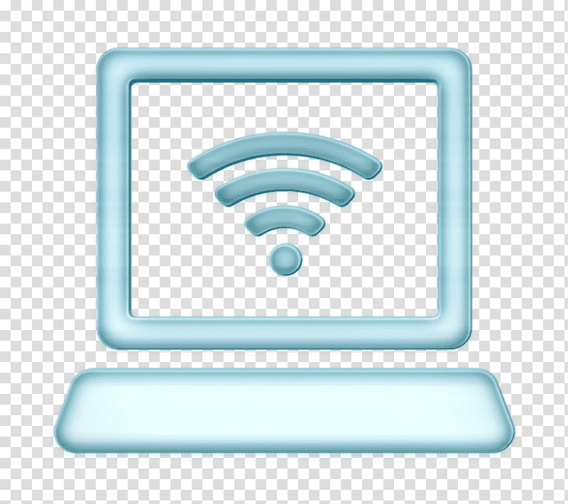 Computer with WiFi signal icon Wifi icon computer icon, Hotels Icon, Meter, Microsoft Azure transparent background PNG clipart