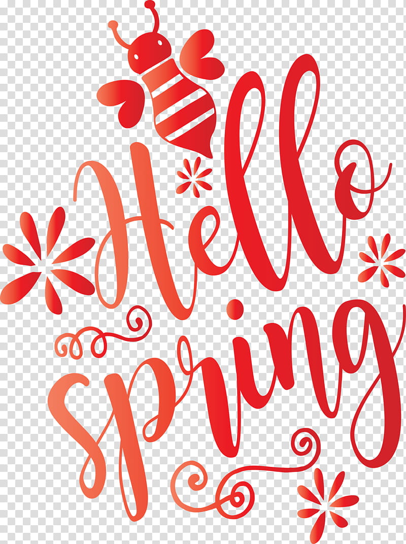 hello spring spring, Spring
, Text transparent background PNG clipart