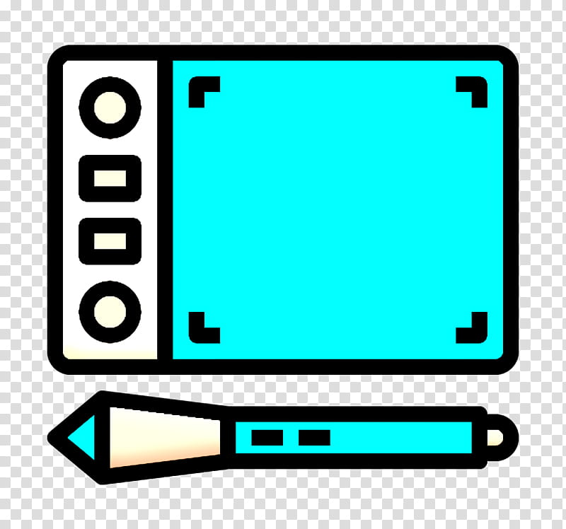 Draw icon Digital Service icon Graphic tablet icon, Technology transparent background PNG clipart