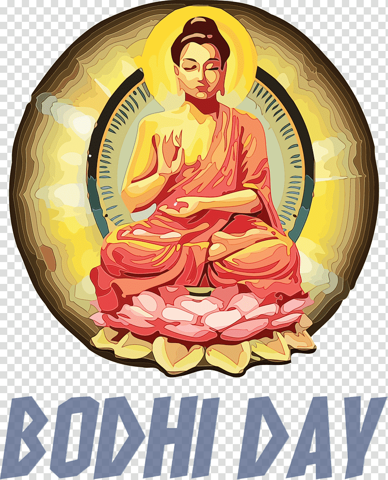 Guru Purnima, Bodhi Day, Watercolor, Paint, Wet Ink, Gautama Buddha, Buddhas Birthday transparent background PNG clipart