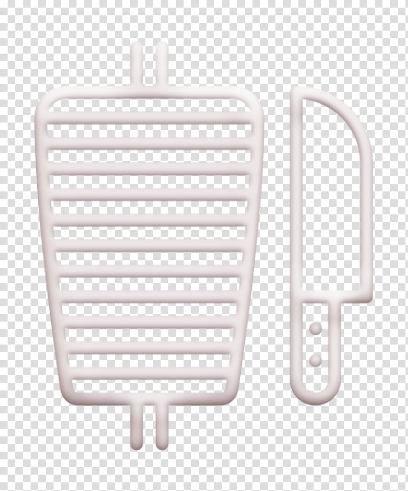 Shawarma icon Fast Food icon, Prisms, Dish, Restaurant, Chef, Samba, Chicken, Spit transparent background PNG clipart