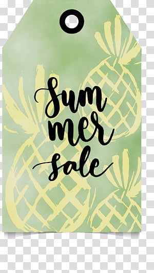 leaf green meter font pattern, Summer Sale, Sales Tag, Sales Label, Watercolor, Paint, Wet Ink, Plants transparent background PNG clipart thumbnail