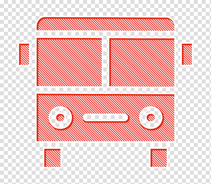 School icon Bus icon, Line, Rectangle transparent background PNG clipart