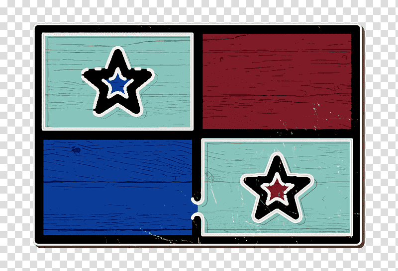 Flags icon Panama icon, Shape, , Star transparent background PNG clipart