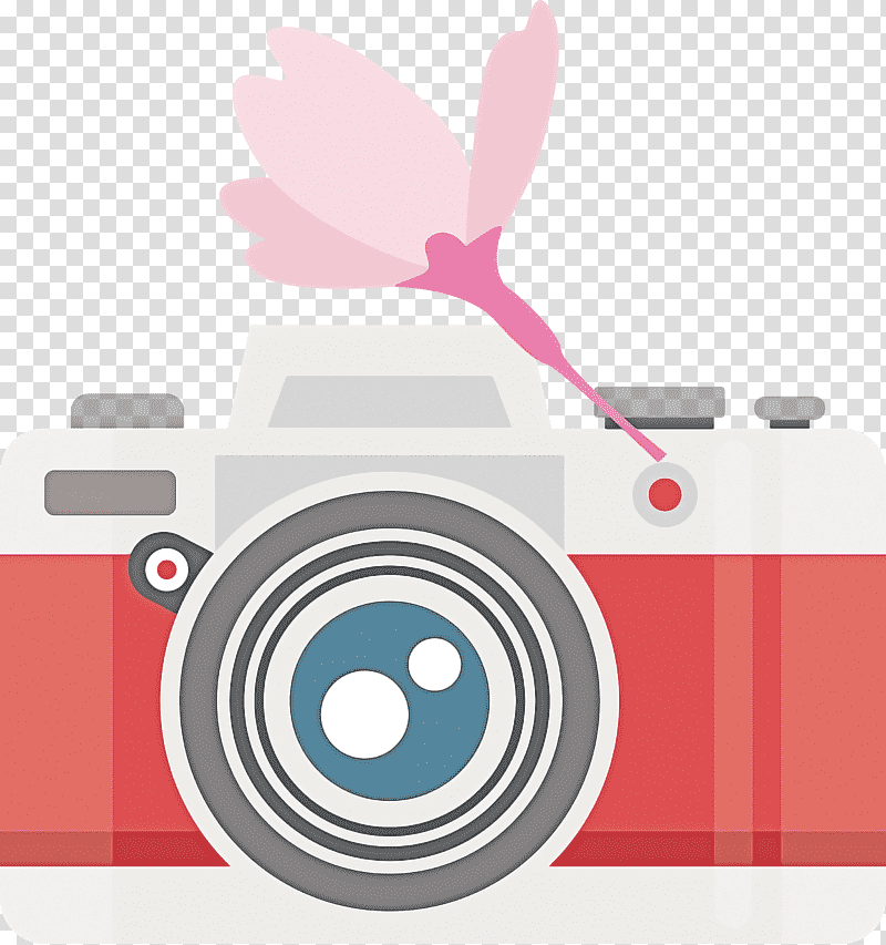 Camera flower, Red, Meter, Optics, Physics, Science transparent background PNG clipart