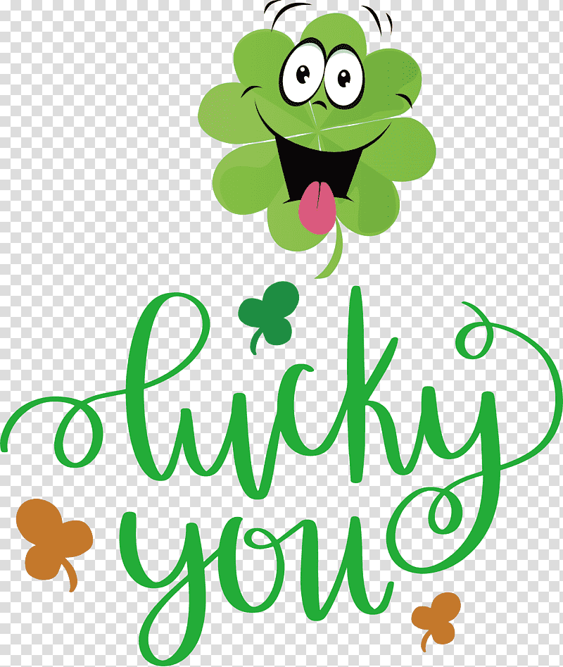 Lucky you Patricks Day Saint Patrick, Text, Cartoon M, Tree M, Animal M, Traffic Congestion, Idea transparent background PNG clipart