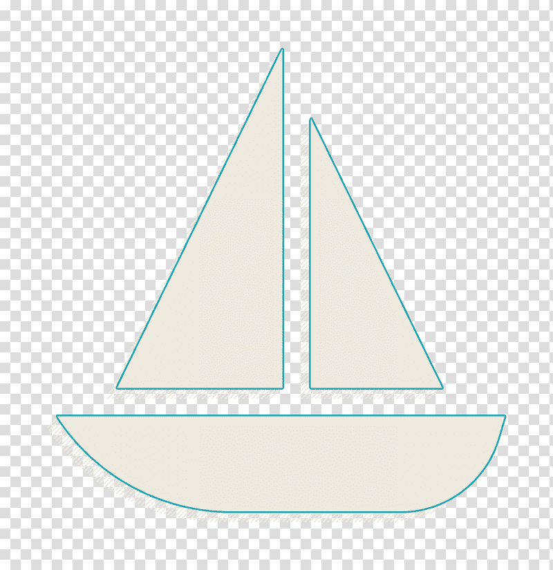 Sailboat icon Summer party icon Boat icon, Sailing Ship, Triangle, Meter, Mathematics, Geometry transparent background PNG clipart