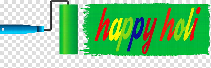 Holi Happy Holi, Green, Text, Line transparent background PNG clipart