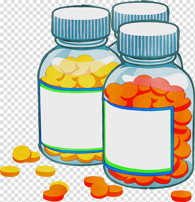 pharmaceutical drug tablet bottle medical prescription, Watercolor, Paint, Wet Ink, Royaltyfree transparent background PNG clipart