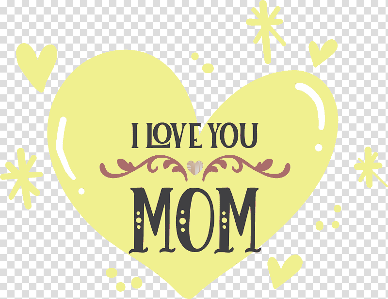 Mothers Day Best Mom Super Mom, Logo, Yellow, Line, Meter, Heart, Flower transparent background PNG clipart