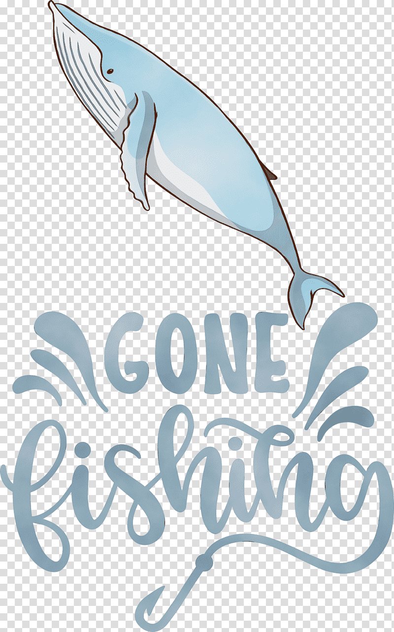 dolphin logo cetaceans text whales, Fishing, Adventure, Watercolor, Paint, Wet Ink transparent background PNG clipart