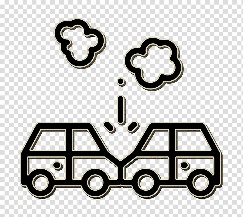Car accident icon Emergencies icon Crash icon, Road Traffic Safety, Alamy, Symbol, Traffic Collision, Meter, Concept transparent background PNG clipart