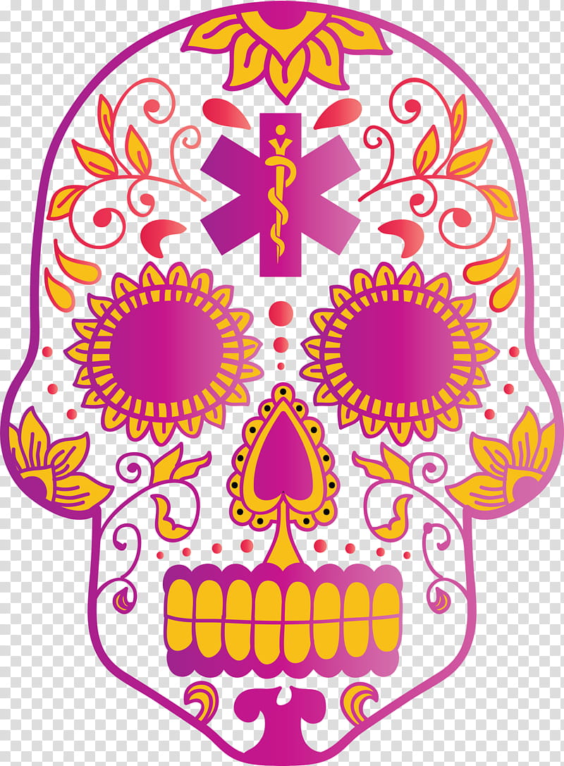 Sugar Skull, Calavera, Day Of The Dead, Visual Arts, Candy transparent background PNG clipart