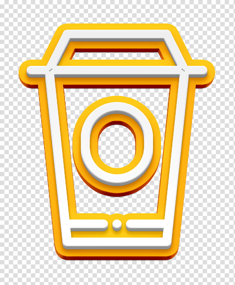 Bin icon City Amenities icon, Angle, Line, Area, Yellow, Meter, Mathematics, Geometry transparent background PNG clipart