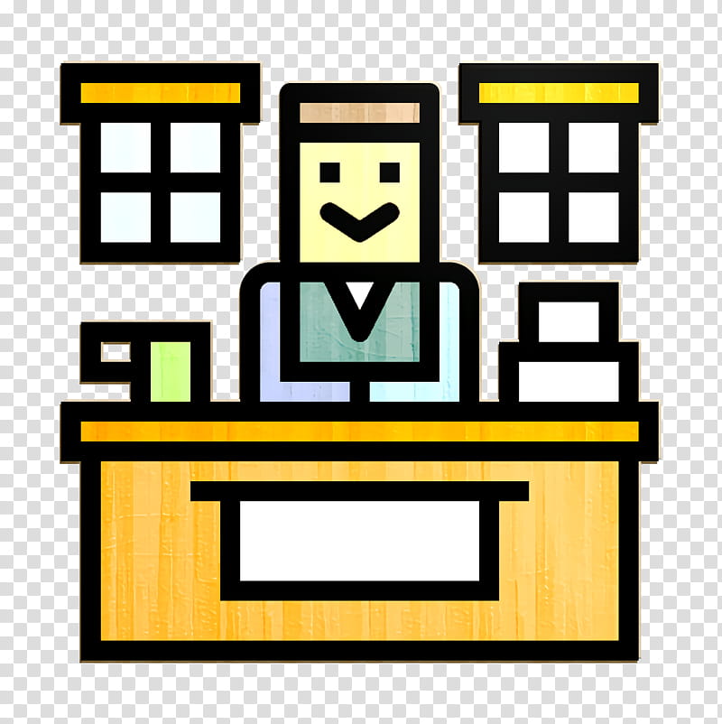 Newspaper icon Office icon Room icon, Yellow, Line, Rectangle transparent background PNG clipart