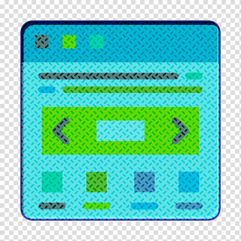 User Interface Vol 3 icon Slider icon, Green, Aqua, Turquoise, Technology, Rectangle, Square transparent background PNG clipart