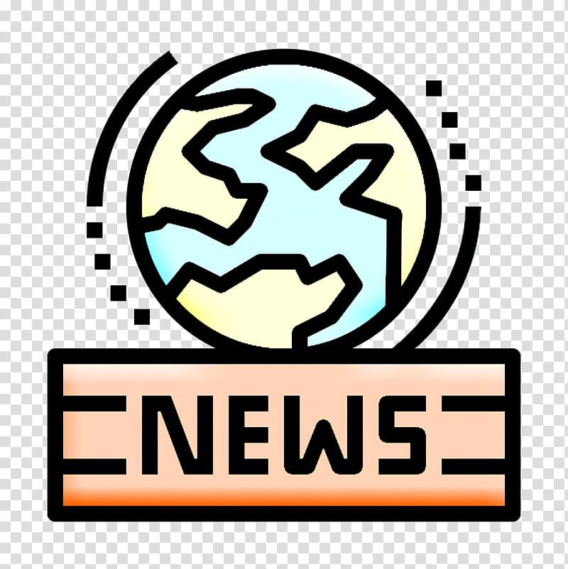 News icon Newspaper icon Worldwide icon, Text, Logo, Symbol, Sticker, Emblem transparent background PNG clipart