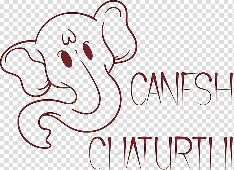 Ganesh Chaturthi Chavathi Chouthi, Ganeshotsav, Line Art, Logo, Text, Cartoon, M, Area transparent background PNG clipart