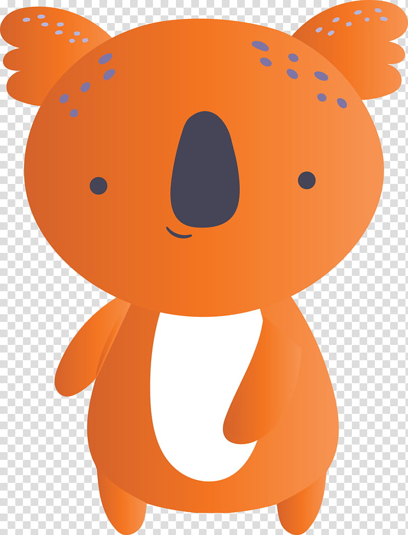 Orange, Cartoon, Animal Figure transparent background PNG clipart