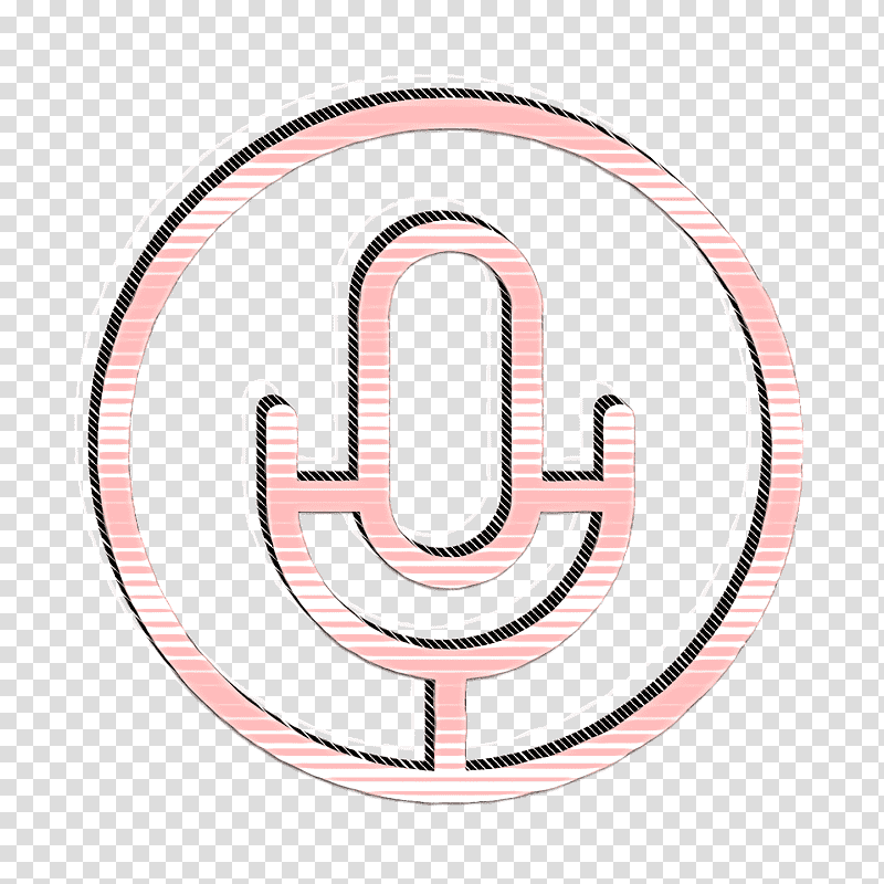 Podcast icon Radio icon, Line, Meter, Number, Mathematics, Geometry transparent background PNG clipart