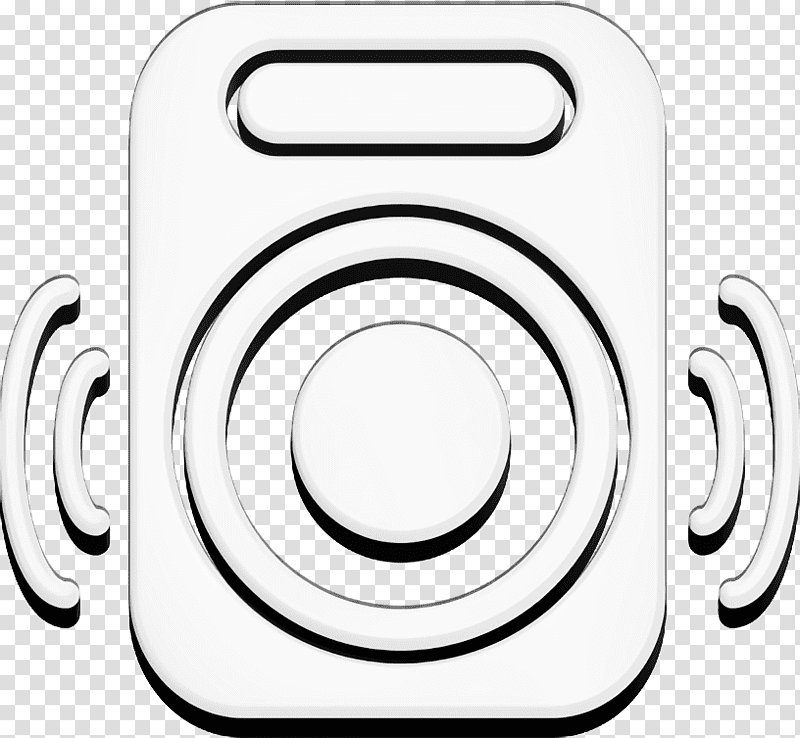 music icon Rectangular speakers with bass icon Bass icon, Music And Sound 2 Icon, Circle, Symbol, Meter, Precalculus, Mathematics transparent background PNG clipart