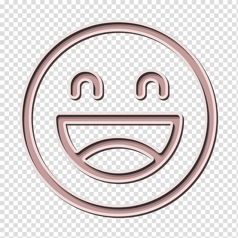 Happiness icon Laugh icon New Year icon, Smiley, Emoticon, Symbol, Chemical Symbol, Meter, Cartoon transparent background PNG clipart