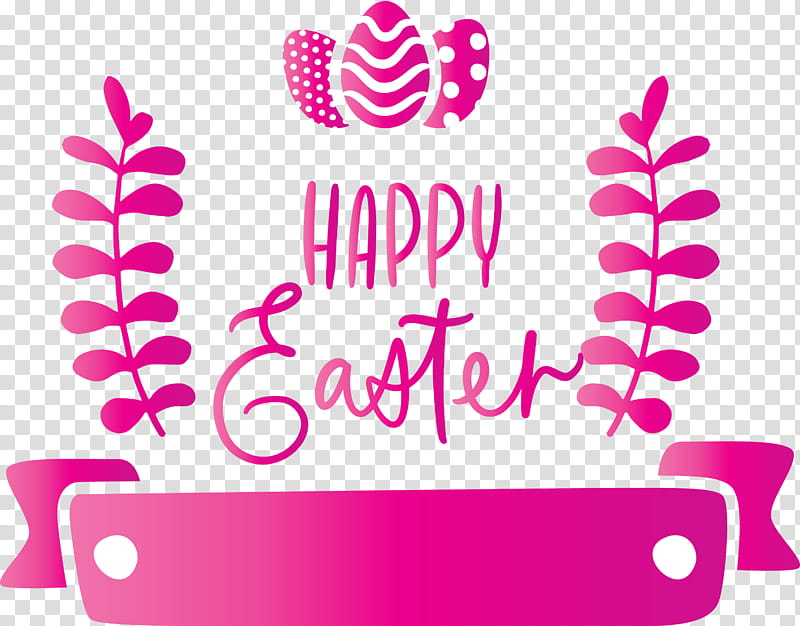 Easter Day Happy Easter Day, Pink, Text, Magenta, Line, Sticker transparent background PNG clipart