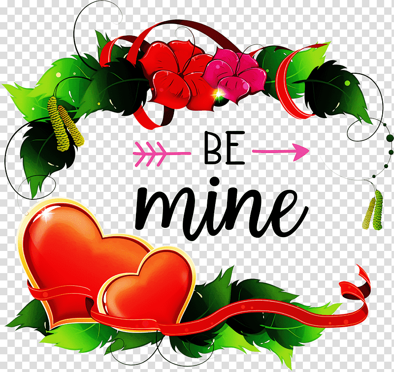 Be Mine Valentines Day Valentine, Quotes, Floral Design, Heart, Romance, Logo, Vinegar Valentines transparent background PNG clipart