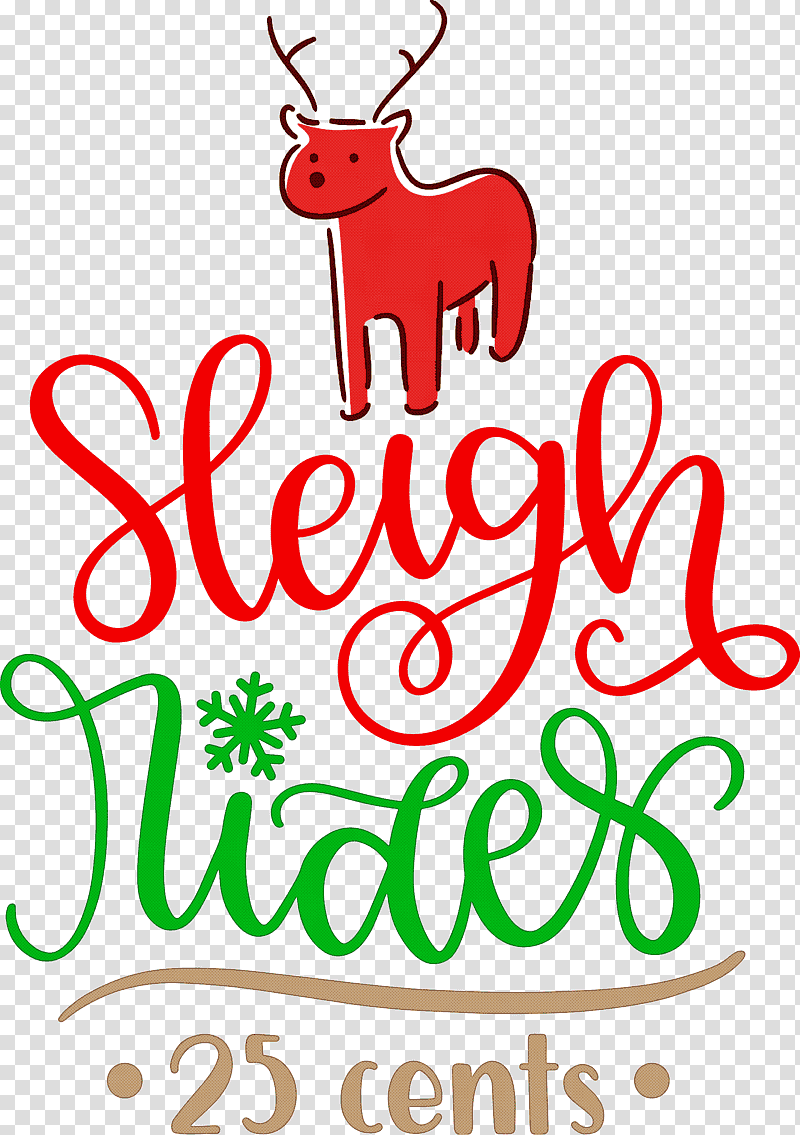 Sleigh Rides Deer reindeer, Christmas , Christmas Tree, Christmas Day, Christmas Ornament M, Logo, Meter transparent background PNG clipart