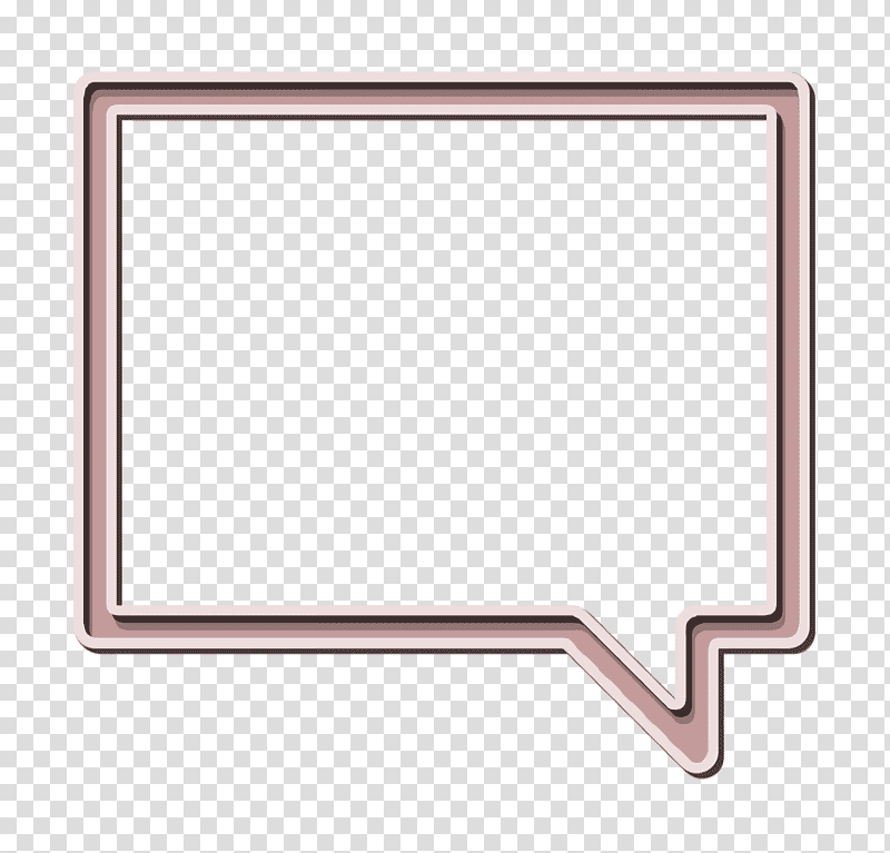 Chat icon shapes icon Web application UI icon, Speech Bubble Icon, Frame, Line, Meter, Film Frame, Geometry transparent background PNG clipart