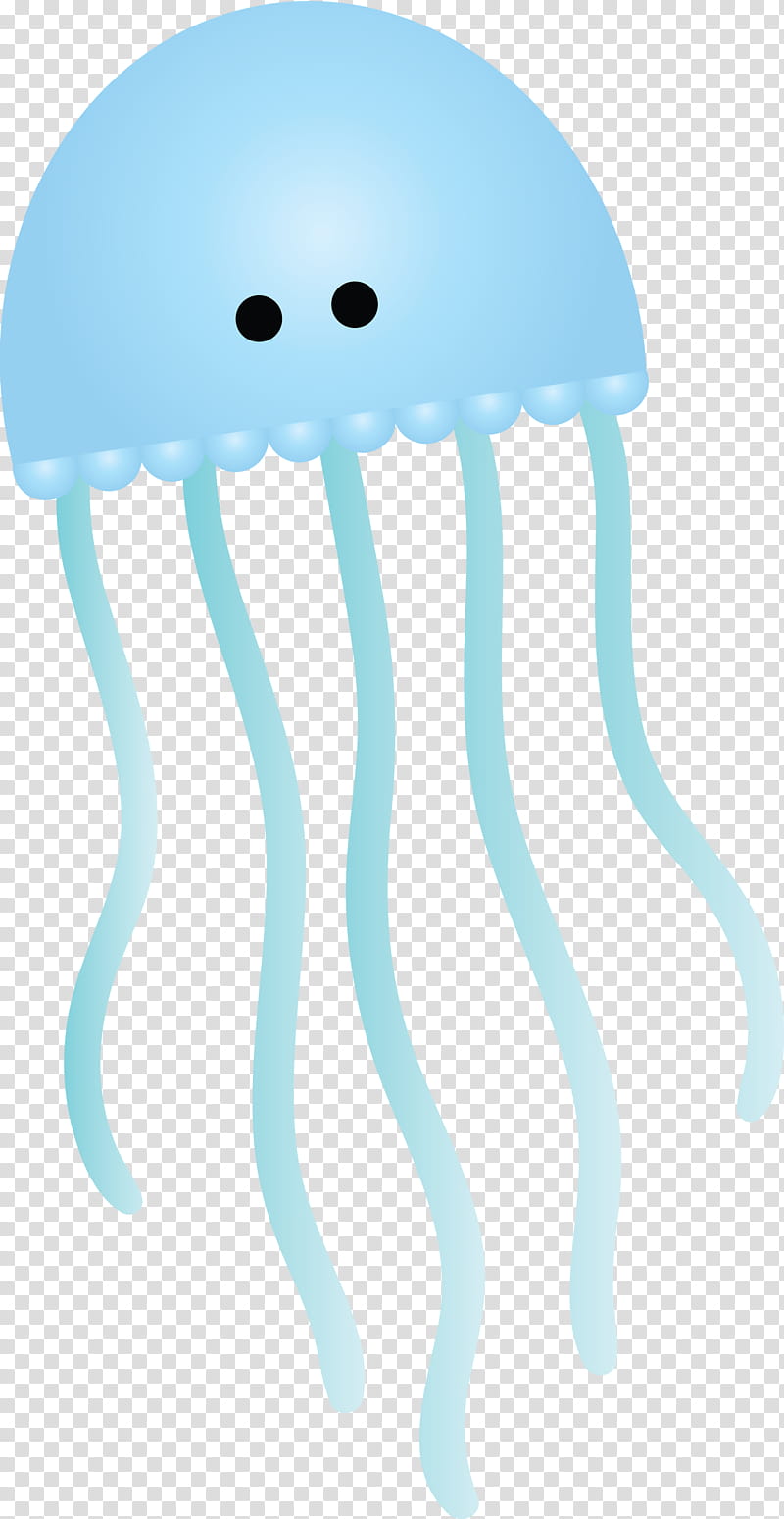 turquoise jellyfish cnidaria table stool transparent background PNG clipart